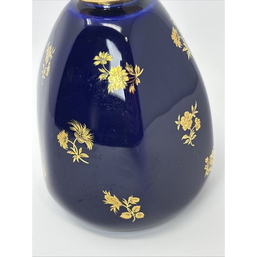 Artoria Limoges Cobalt Blue/Gold Porcelain Fragrance Lamp France, Paris Vintage! - Picture 3 of 9